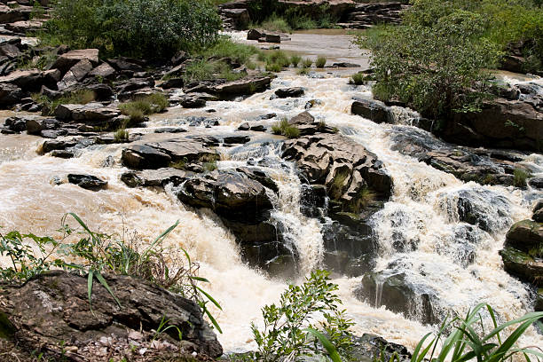 водопад gurara - nigeria abuja africa rock стоковые фото и изображения