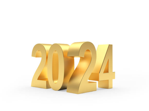 istock Golden New Year number 2024 1729325402