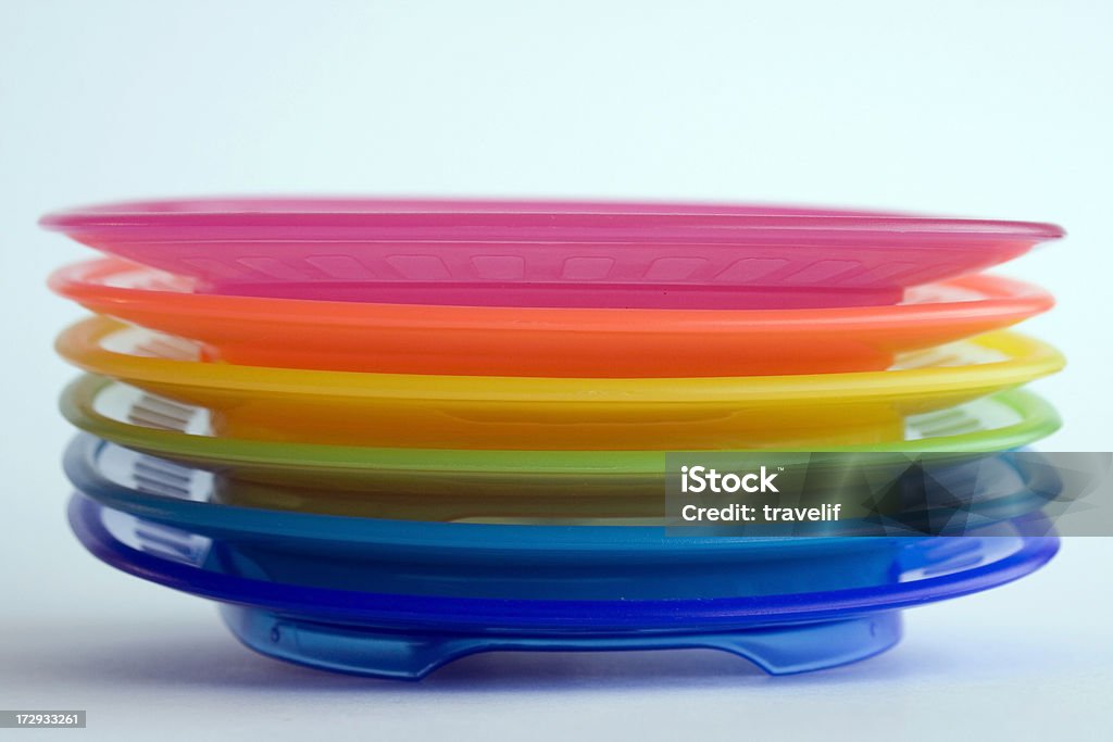 Pratos coloridas - Foto de stock de Abstrato royalty-free