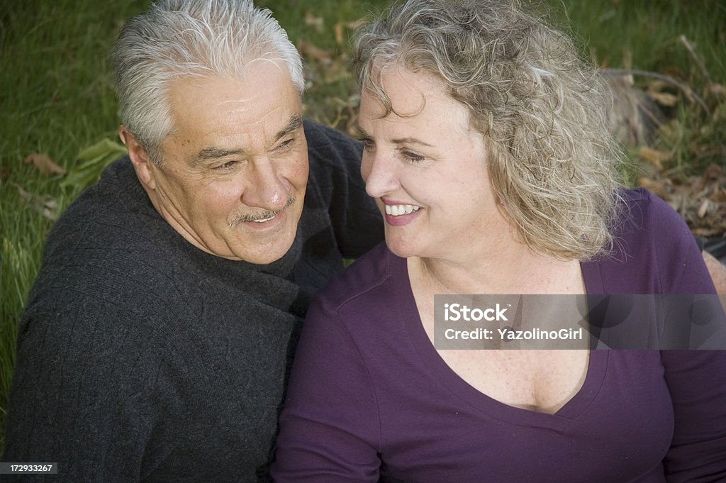 Sani anziani felice - Foto stock royalty-free di 60-69 anni