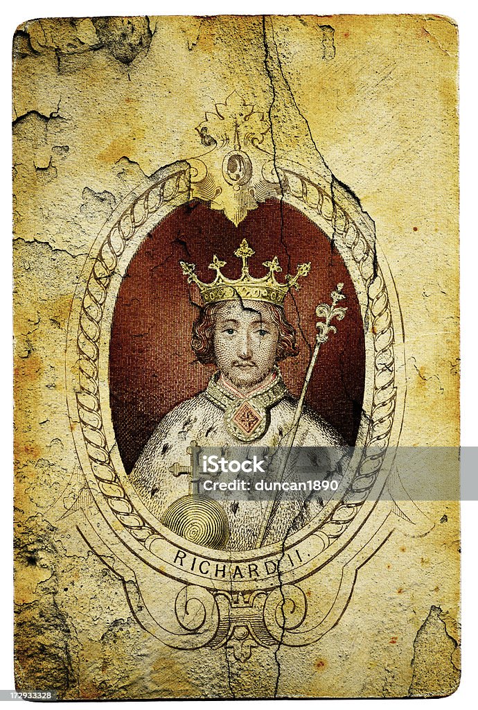 킹사이드 Richard II of England - 로열티 프리 과거 스톡 일러스트