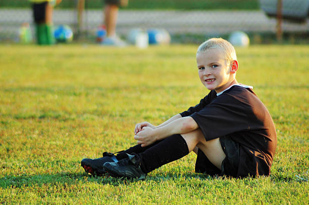 istock Young Male Soccer Player at Sunset 172933664
