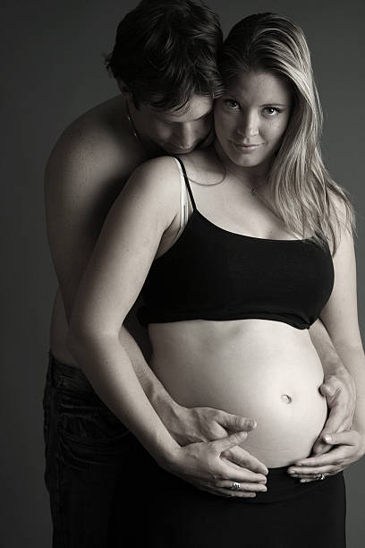 Pregnant Couple stock photo