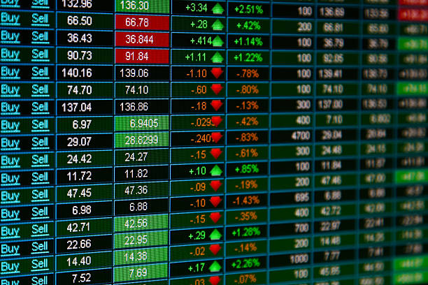 mercado de valores - symbol finance corporate business manhattan imagens e fotografias de stock