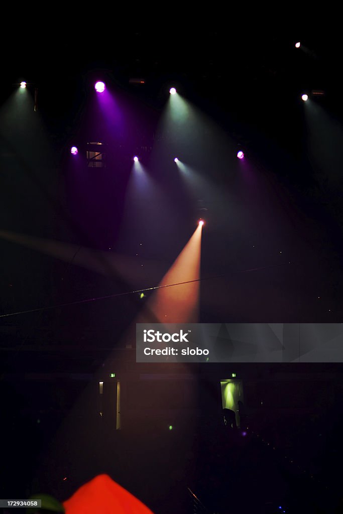 Luzes de Palco - Royalty-free Desfocado - Focagem Foto de stock