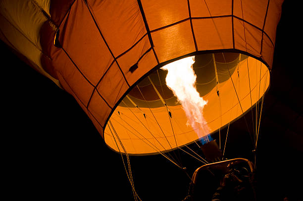 istock Hot Air Balloon - Predawn Flame Closeup 172934102