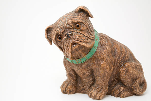 istock Antique Wooden Bulldog 172934381