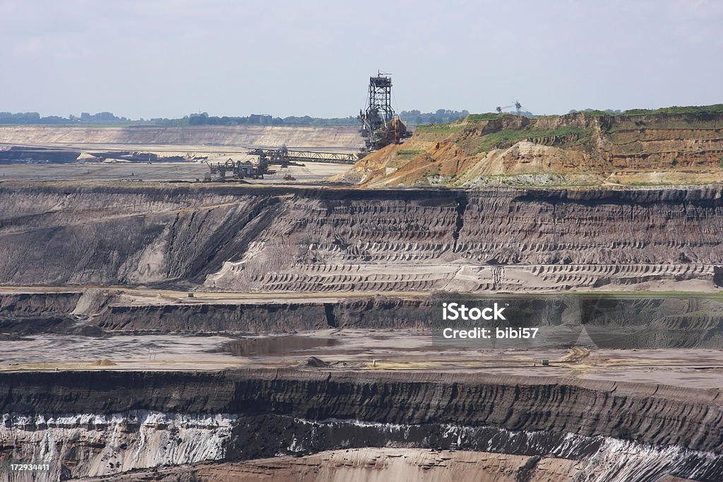 Estrazione mineraria open - Foto stock royalty-free di Agricoltura