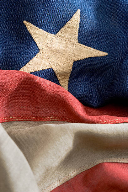 istock vintage American flag 172934467