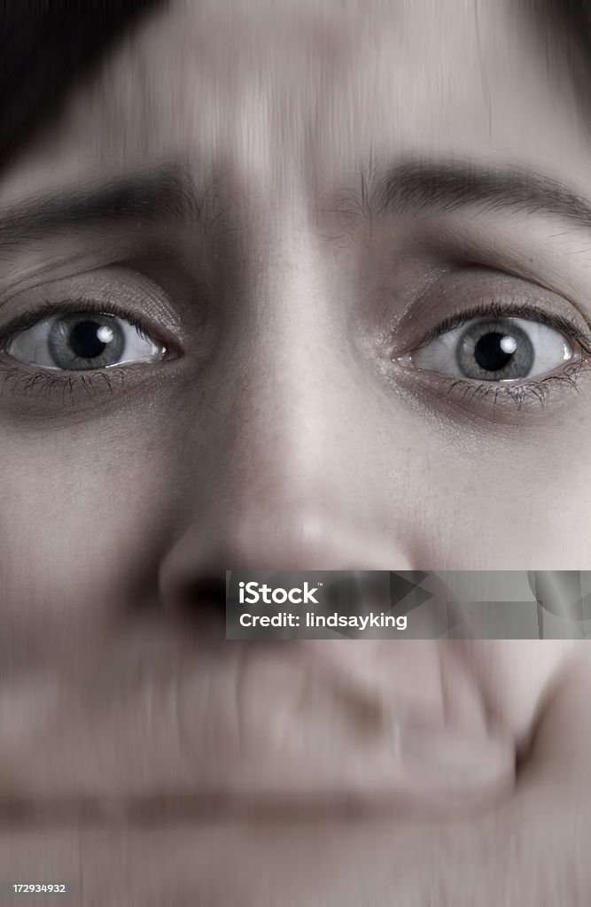 Le vittime occhi - Foto stock royalty-free di Aggressione