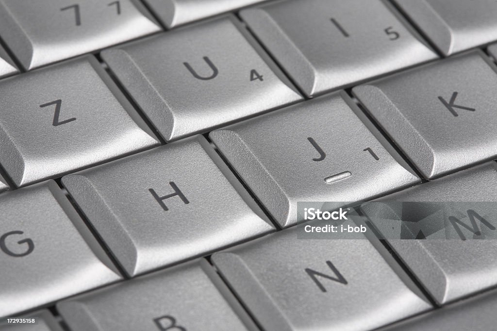 Компьютерная клавиатура - Стоковые фото Алюминий ро�ялти-фри