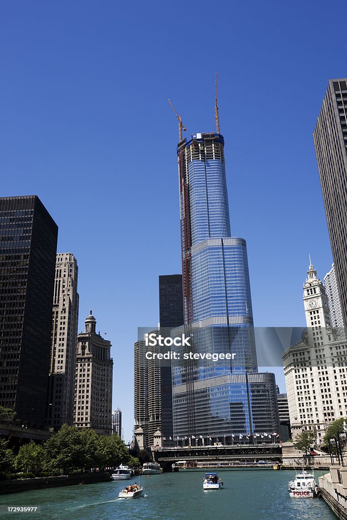 Construcción Tower en Chicago - Foto de stock de Aire libre libre de derechos
