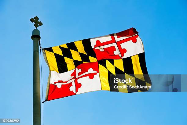 Maryland Flaga - zdjęcia stockowe i więcej obrazów Flaga - Flaga, Stan Maryland, Bez ludzi