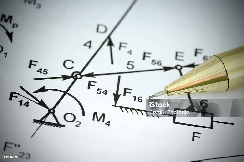 Mechanical чертежи - Стоковые фото Machinery роялти-фри