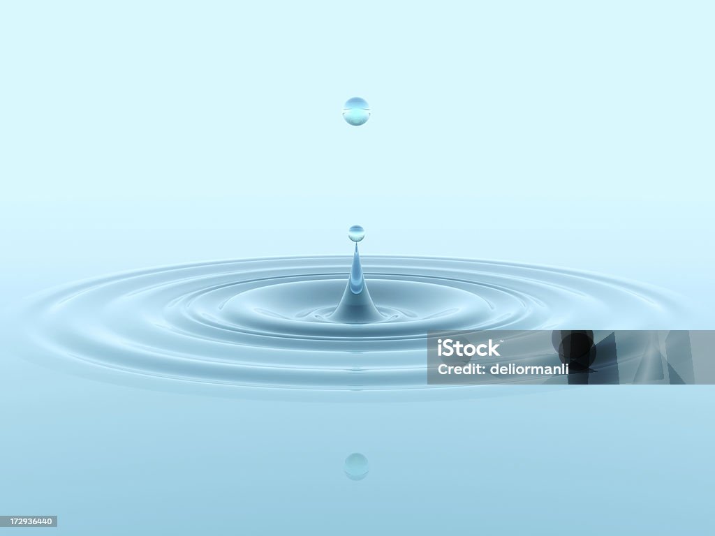 waterdrop - Lizenzfrei Kreis Stock-Foto