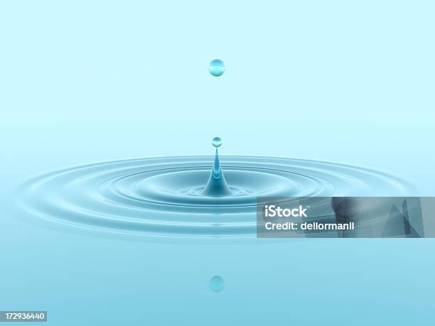 Waterdrop Stockfoto und mehr Bilder von Kreis - Kreis, Wasser, Bildhintergrund