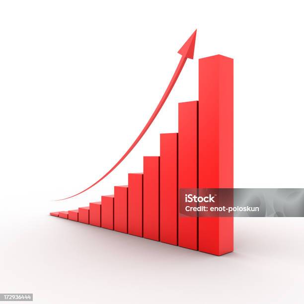 Gráfico De Crecimiento Foto de stock y más banco de imágenes de Gráfico - Gráfico, Crecimiento, Exponencial