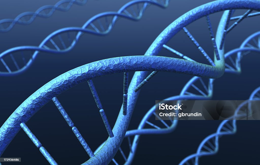 DNA-Stränge - Lizenzfrei Abstrakt Stock-Foto