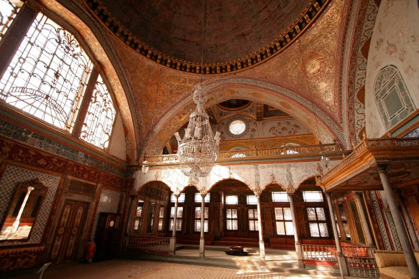 Palace Room An amazing room in a Turkish palace. topkapi palace stock pictures, royalty-free photos & images