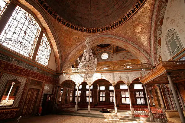 An amazing room in a Turkish palace.
