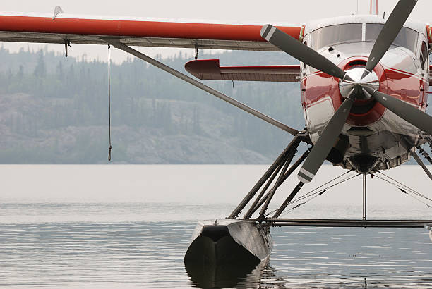 A turbine Beaver float plane on Yellowknife Bay.  Click to view similar images.