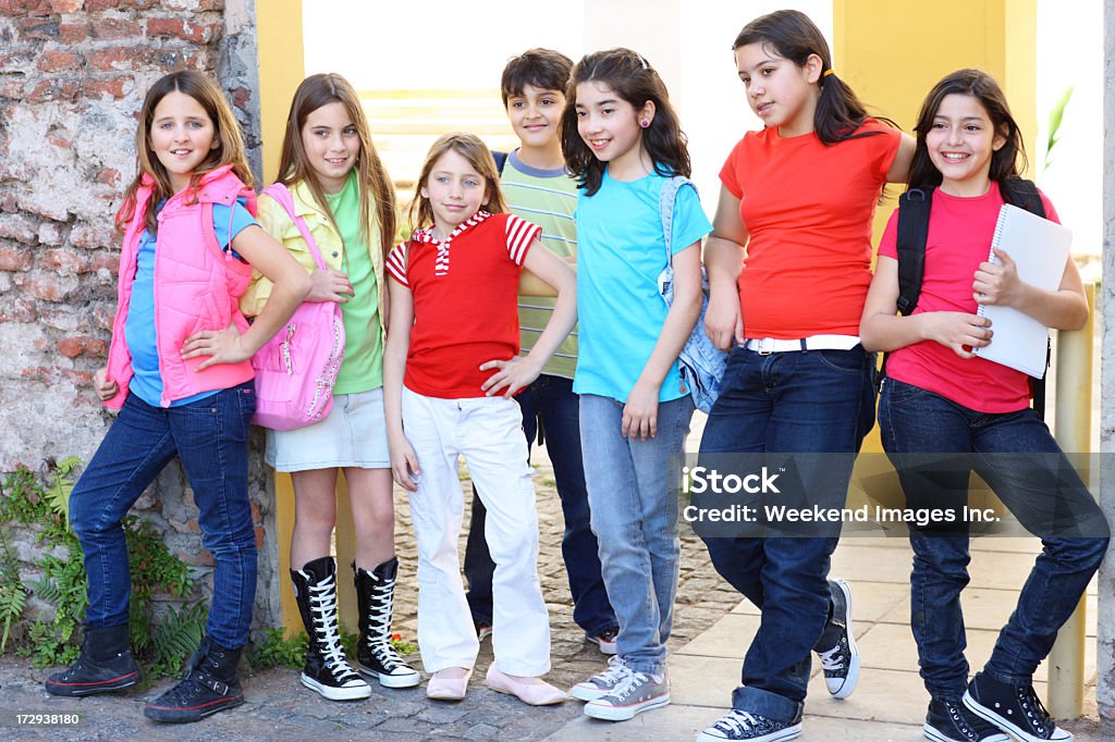 little studenti - Foto stock royalty-free di 12-13 anni