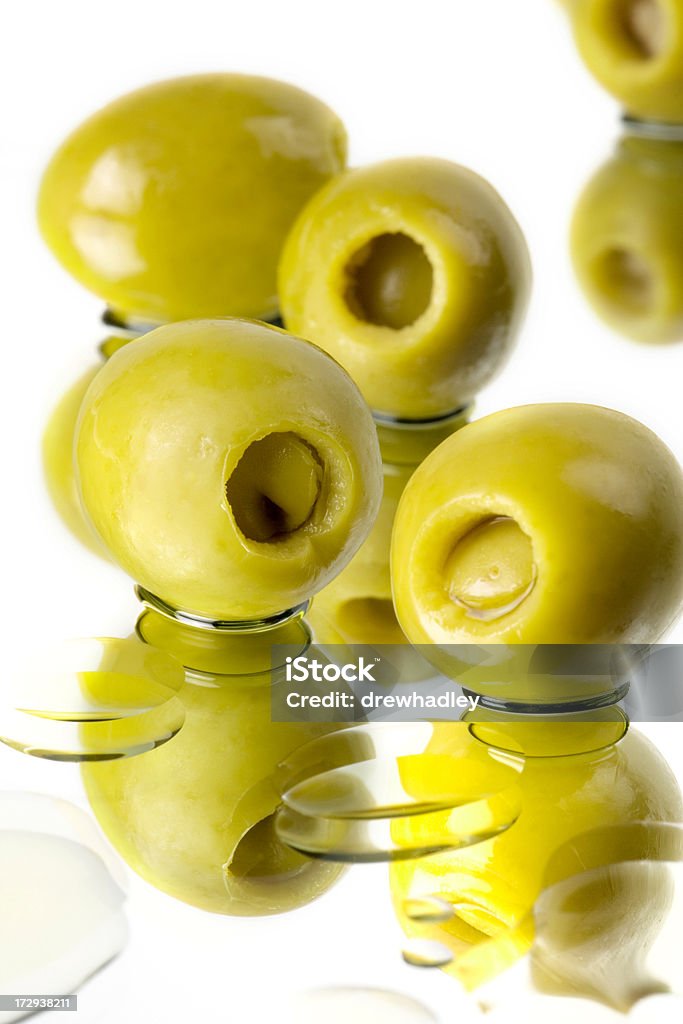 Свежие оливки Испанский - Стоковые фото Анчоус роялти-фри