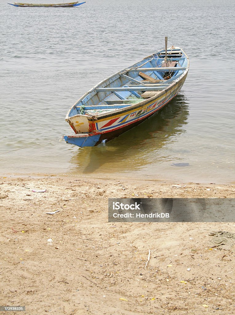 Afrikanischer Boot - Lizenzfrei Afrika Stock-Foto