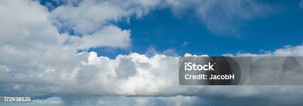 Clouds And Sky Panorama Stock Photo - Download Image Now - Arrangement, Backgrounds, Blue