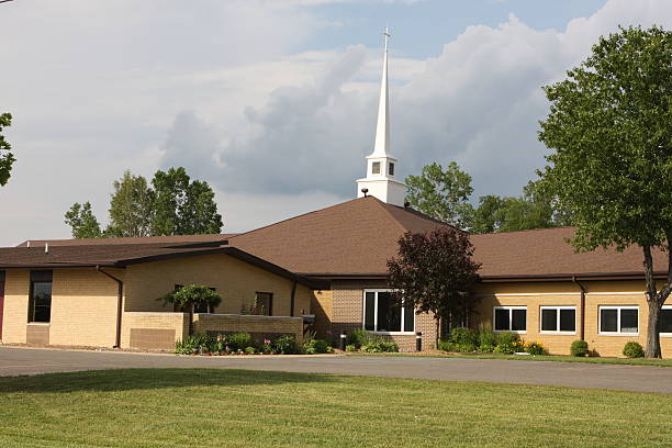 istock Neighborhood church 172939452