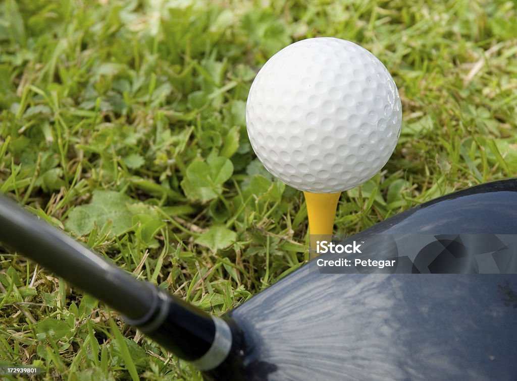 Pallina da Golf e Driver - Foto stock royalty-free di Attività ricreativa