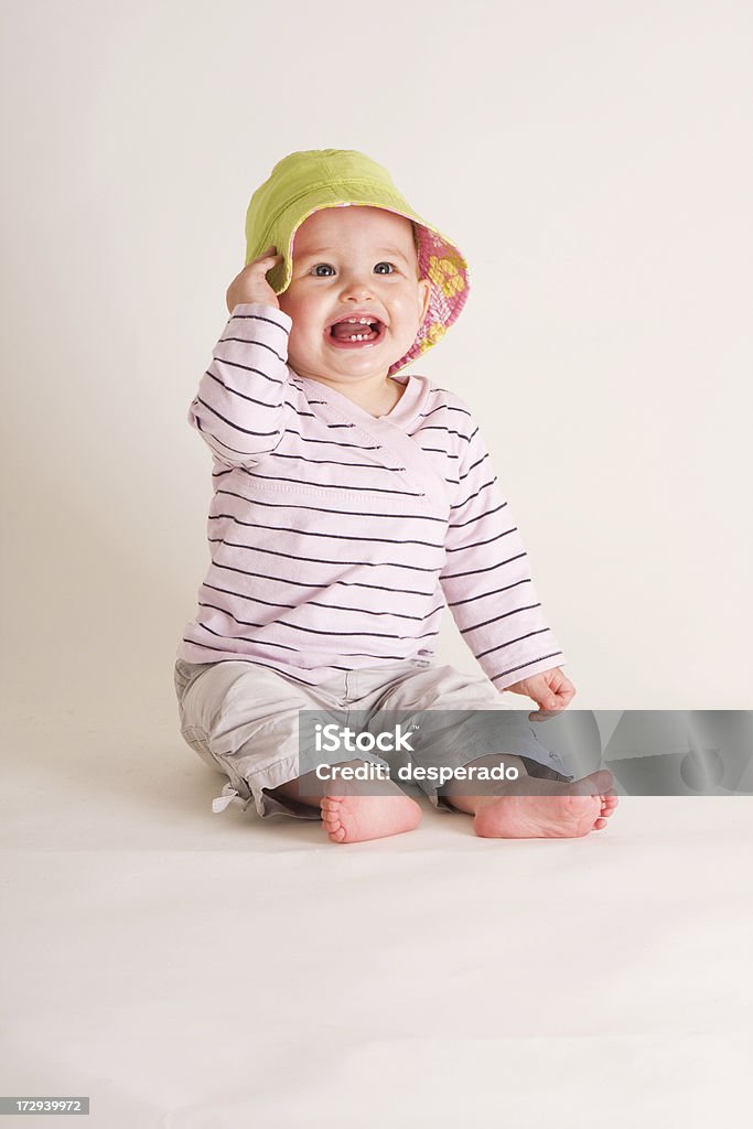 Bambina Bambino - Foto stock royalty-free di 6-11 Mesi