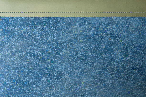 Diary leather photo album blue