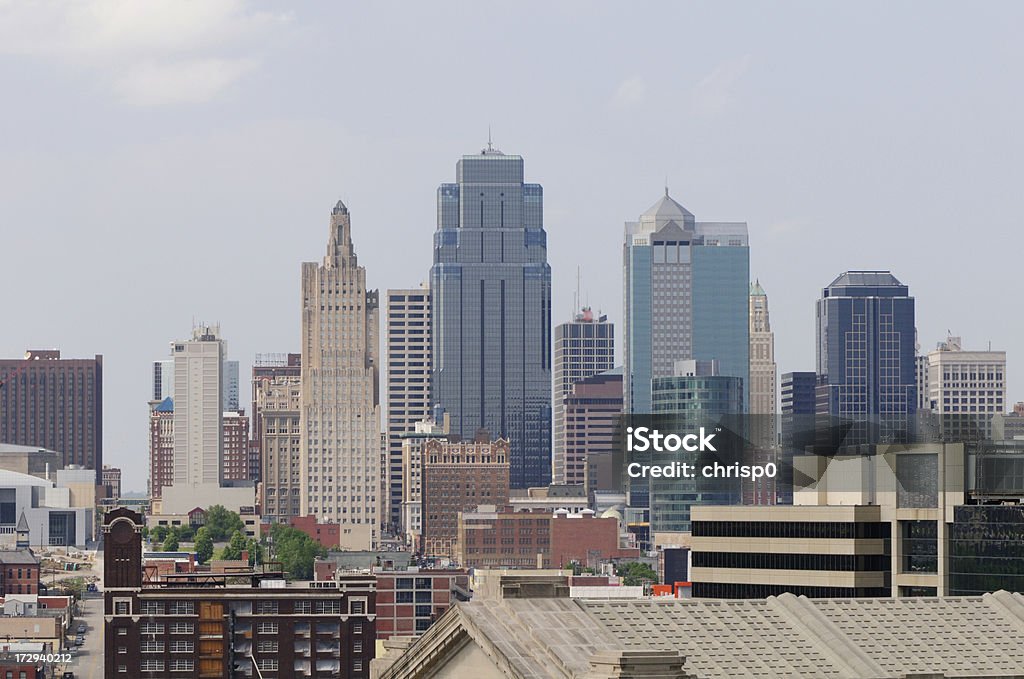 Panorama de la ciudad de Kansas - Foto de stock de Aire libre libre de derechos