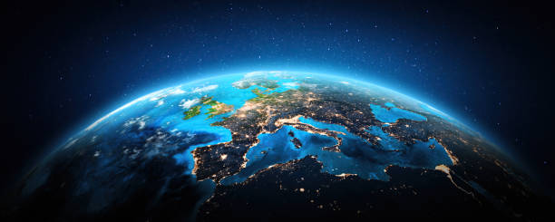 istock West Europe, Atlantic at night 1729404243
