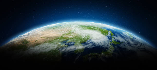 istock Japan and Korea - planet Earth 1729404260