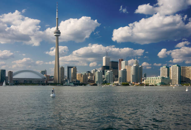 istock Toronto from Ontario Lake with CN Tower 172940451
