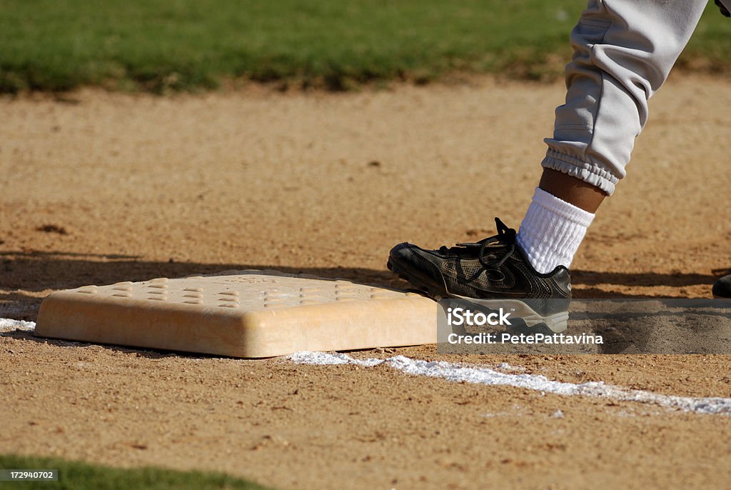 Copertura base in t-ball gioco - Foto stock royalty-free di Base