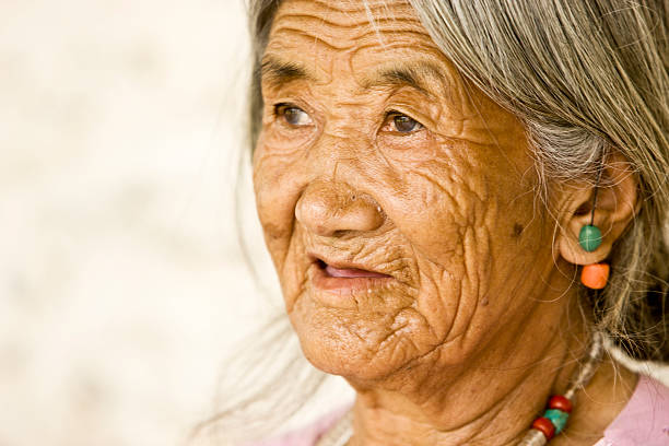 istock Senior Tibetan female 172941898