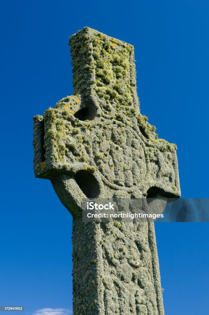 St.Martin's Cross, la isla de isla de Iona - Foto de stock de Argyll libre de derechos