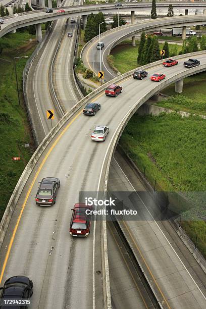 Wijąca Się Autostrady - zdjęcia stockowe i więcej obrazów Droga wielopasmowa - Droga wielopasmowa, Ruch uliczny, Seattle