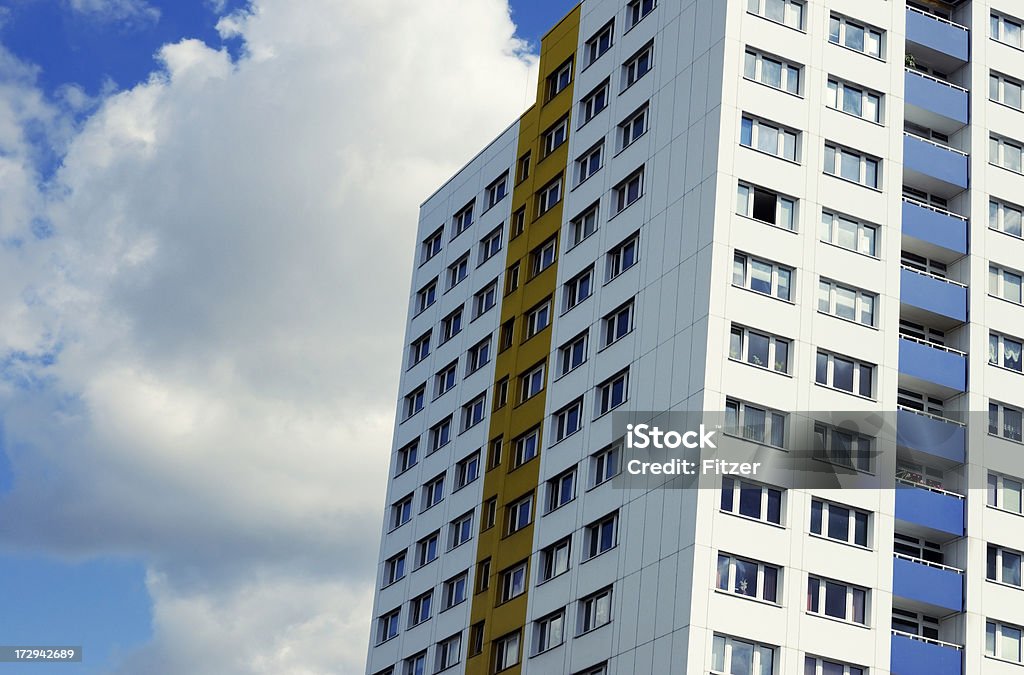 Costruzioni prefabbricate a vita alta - Foto stock royalty-free di Appartamento