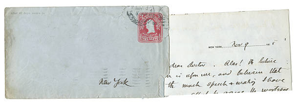 istock Old New York letter 172942797