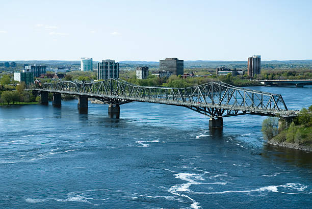 Puente hacia Quebec - foto de stock