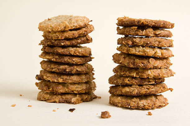 Cookie pilha de - fotografia de stock