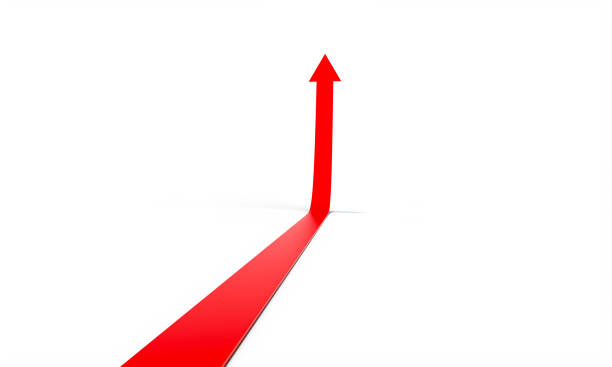 istock background of red arrow rising on white 1729439239
