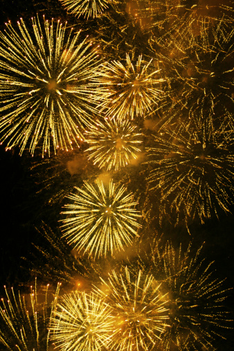 Celebration fireworks explosion on the night sky.Similar images -