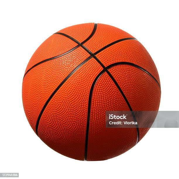 Basketball - Fotografias de stock e mais imagens de Bola de Basquetebol - Bola de Basquetebol, Fundo Branco, Basquetebol