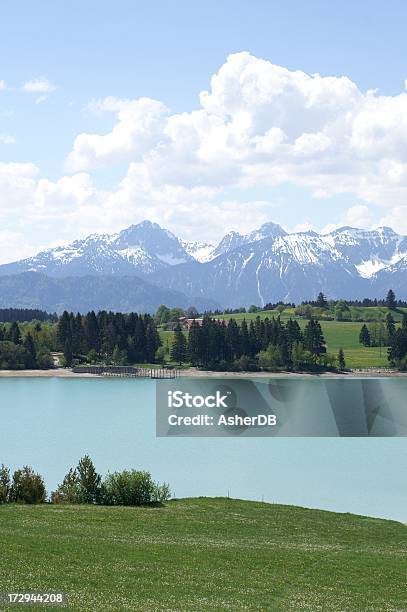 Allgäu Lago Y A Las Montañas Foto de stock y más banco de imágenes de Agua - Agua, Allgau, Alpes Europeos