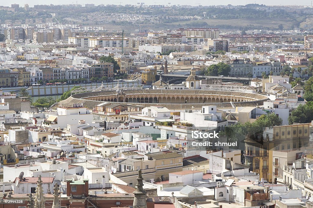 Plaza de Toros (Arena), Real Maestranza, Caballería, Siviglia - Foto stock royalty-free di Siviglia